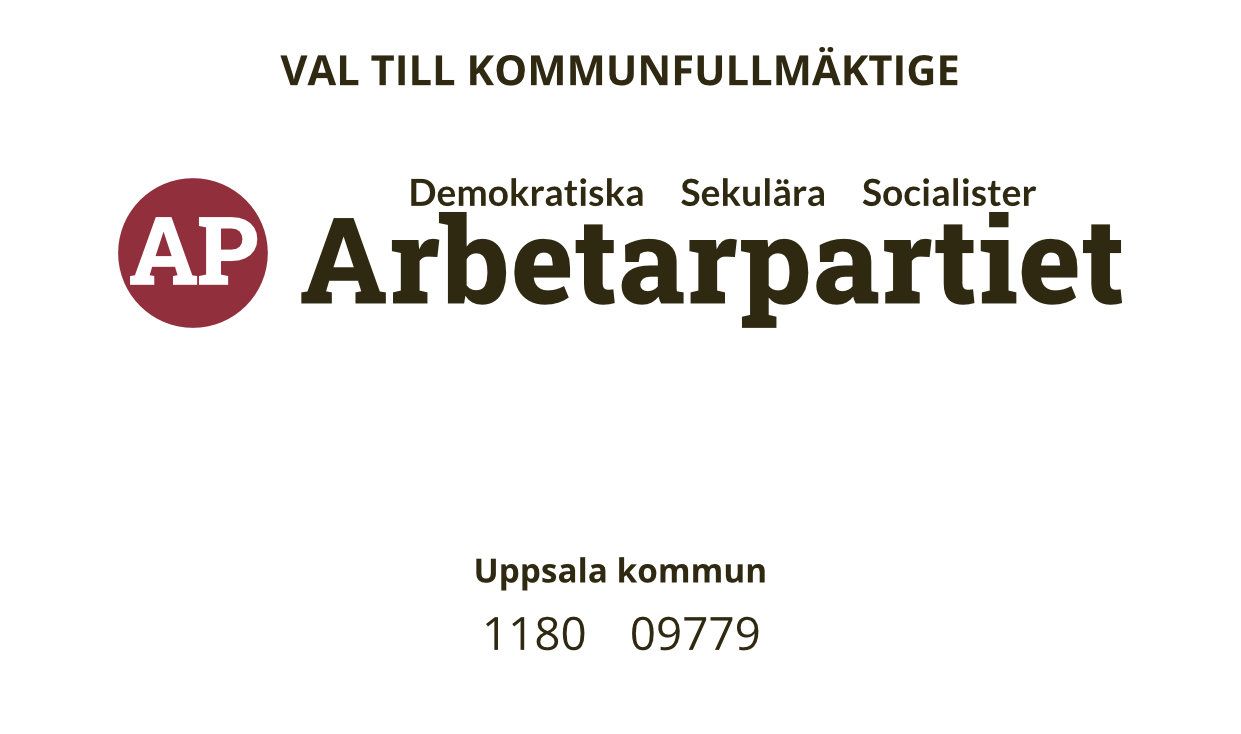 Valsedel för Uppsala kommun