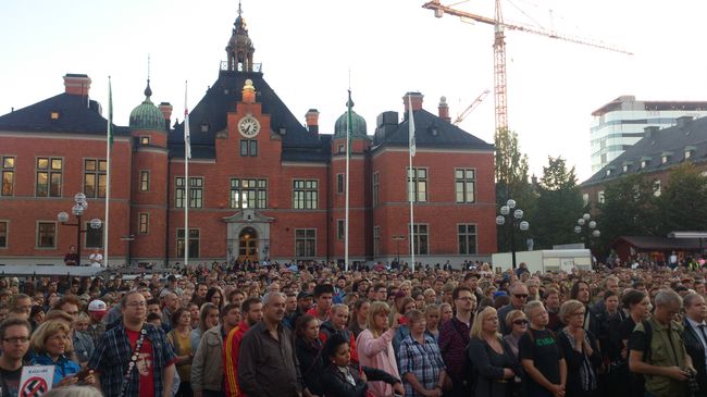I september 2013 enade vi Umeå mot nazismen - ett stolt ögonblick i vår kamp mot rasism och nazism sedan 1980-talet. Antinazistisk manifestation
